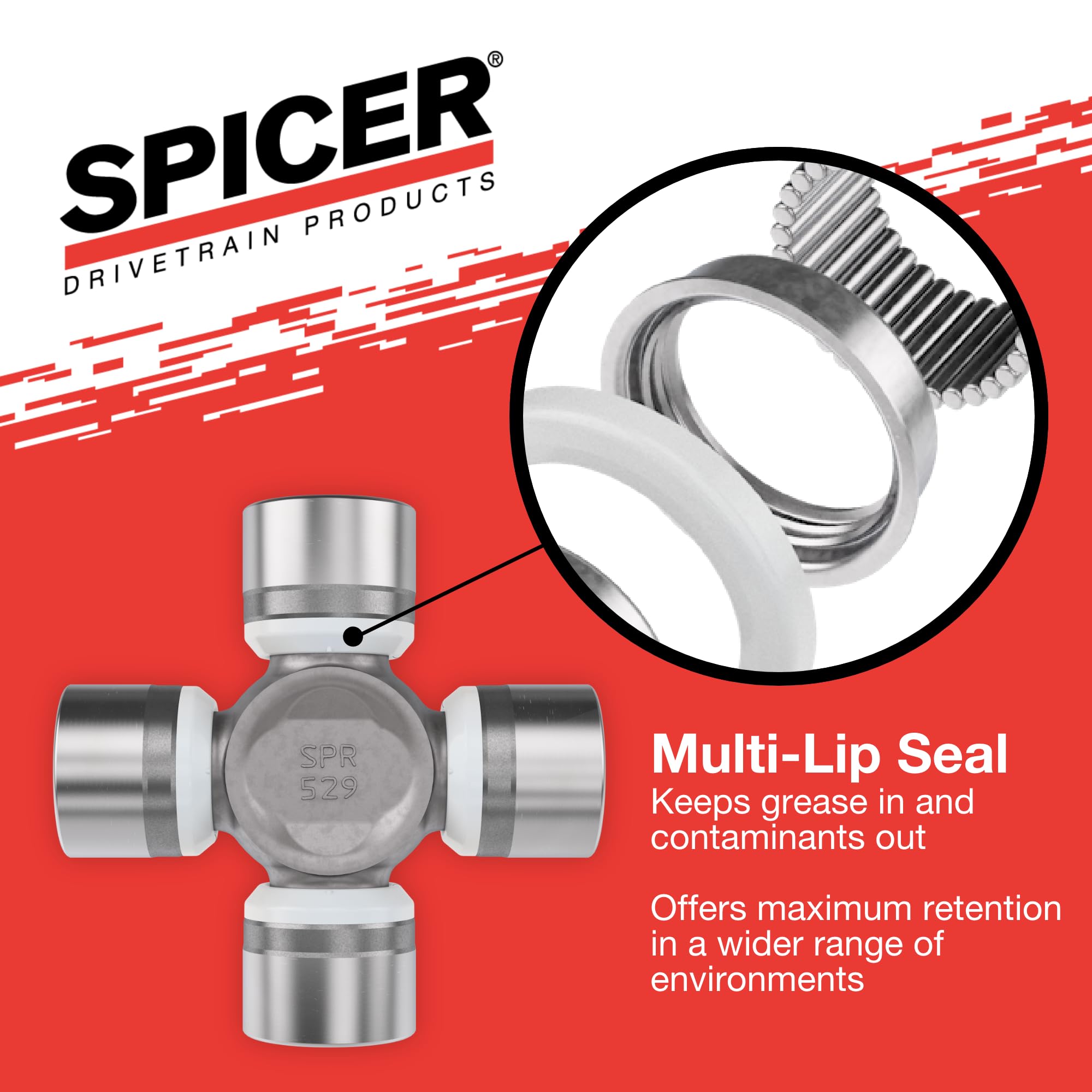 Spicer 5-1330X U-Joint Kit OSR durable performance in the driveline.
