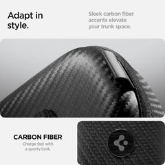 Spigen case features magnetic lid for quick one-handed access.