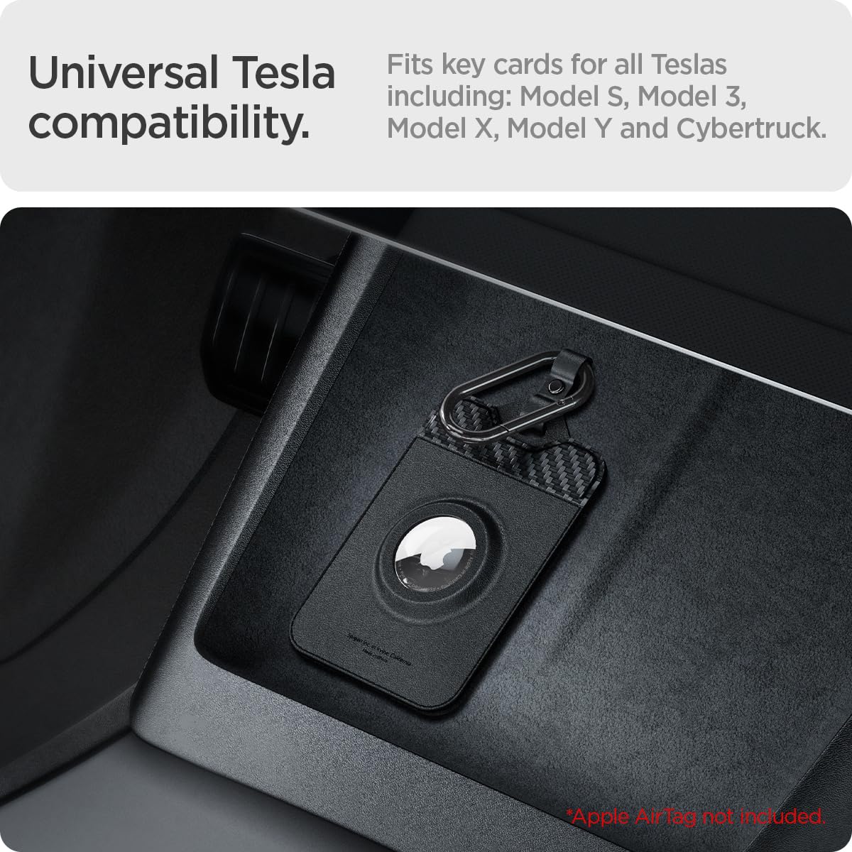 Spigen Air Fit 2-pack stores extra cards securely.