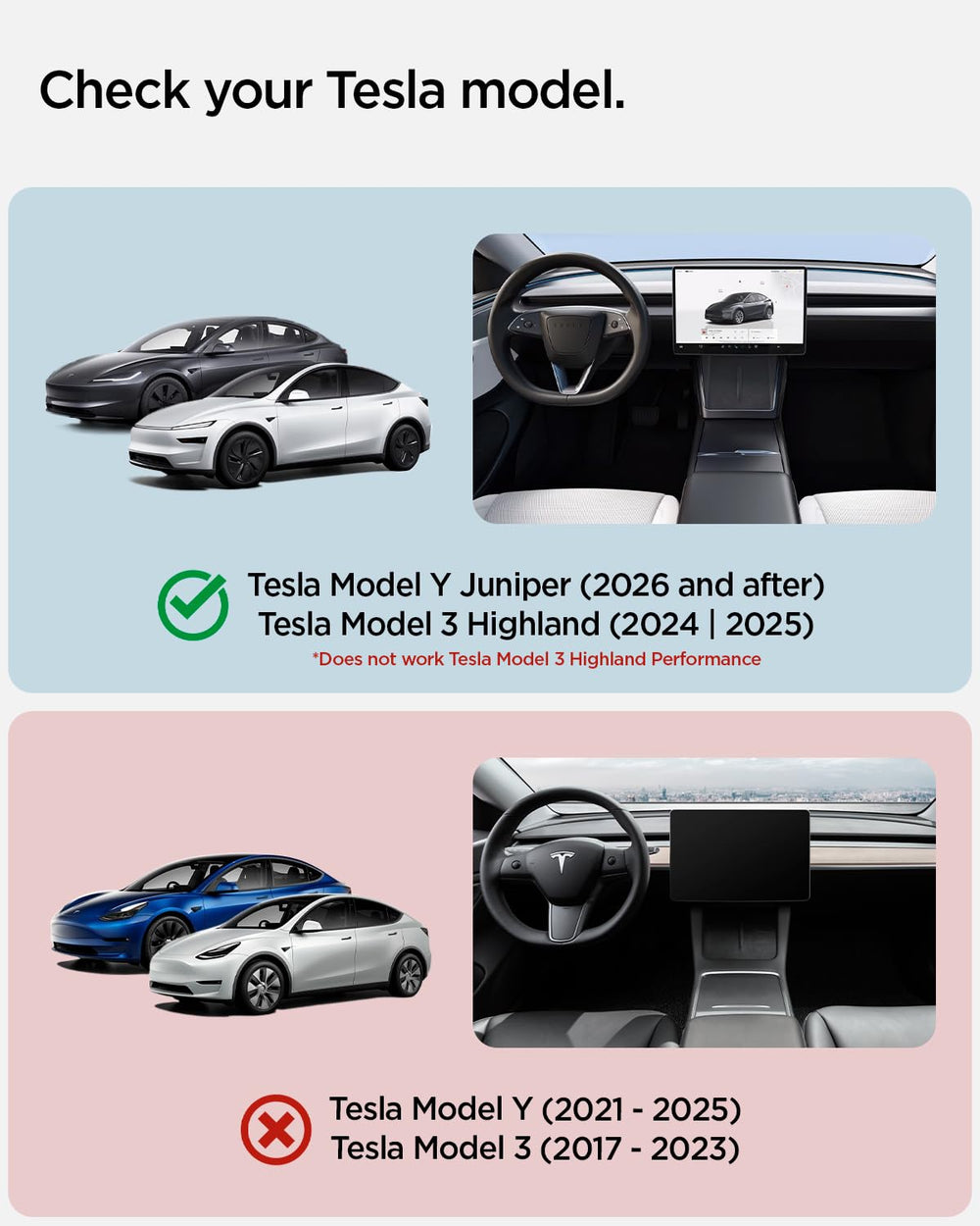 Spigen Air Freshener Adapter on Model Y Juniper being installed easily for quick setup.