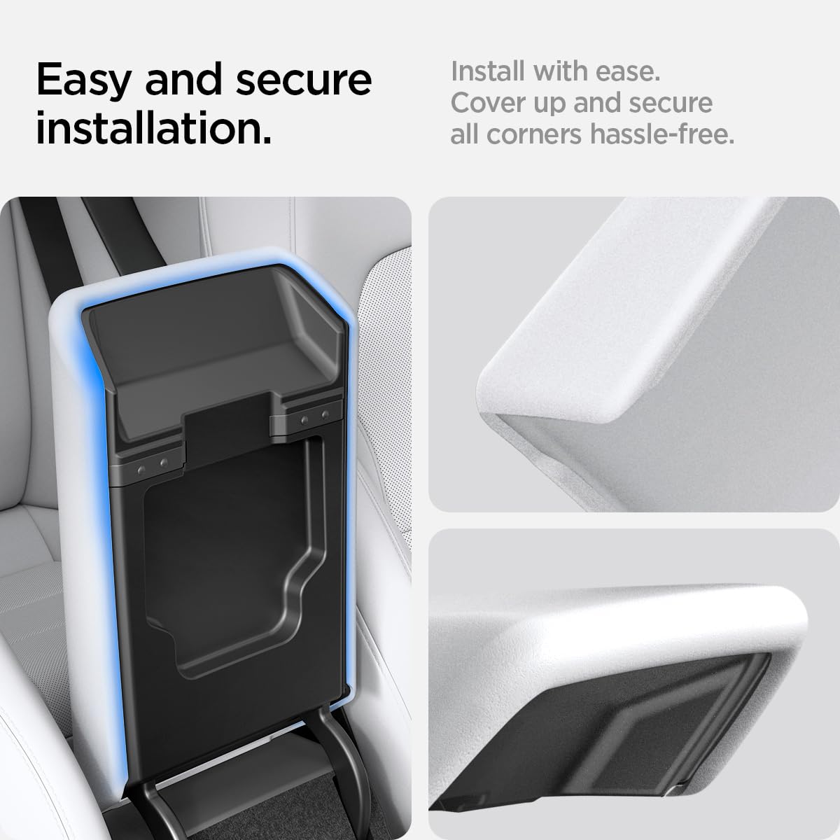 Protects the armrest surface from wear while maintaining clean lines