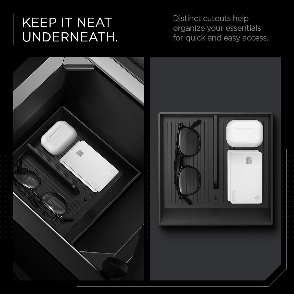 Spigen carbon edition PC container offers durable rigidity with easy maintenance.