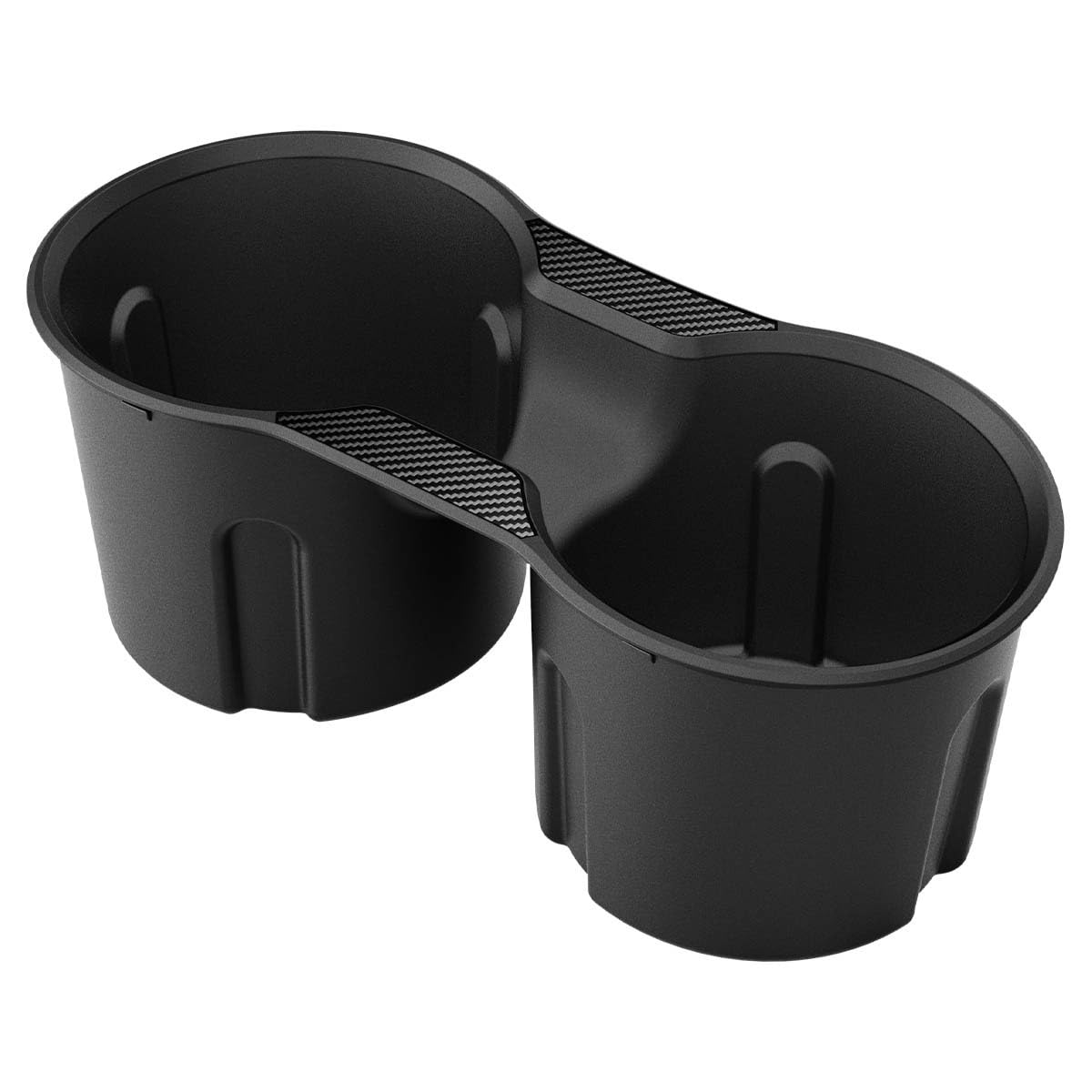 Spigen cup holder insert in Model Y center console improves cup stability