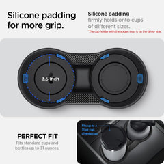 Spigen insert in Model Y side angle shows easy-clean surface