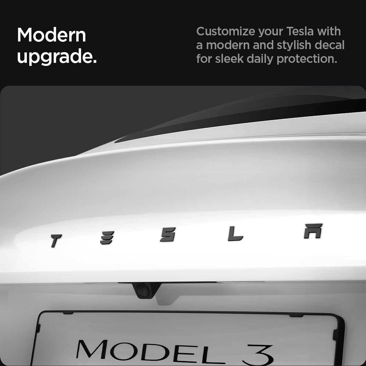 Easy installation with built-in adhesive; no extra tools needed for Model 3 Highland.