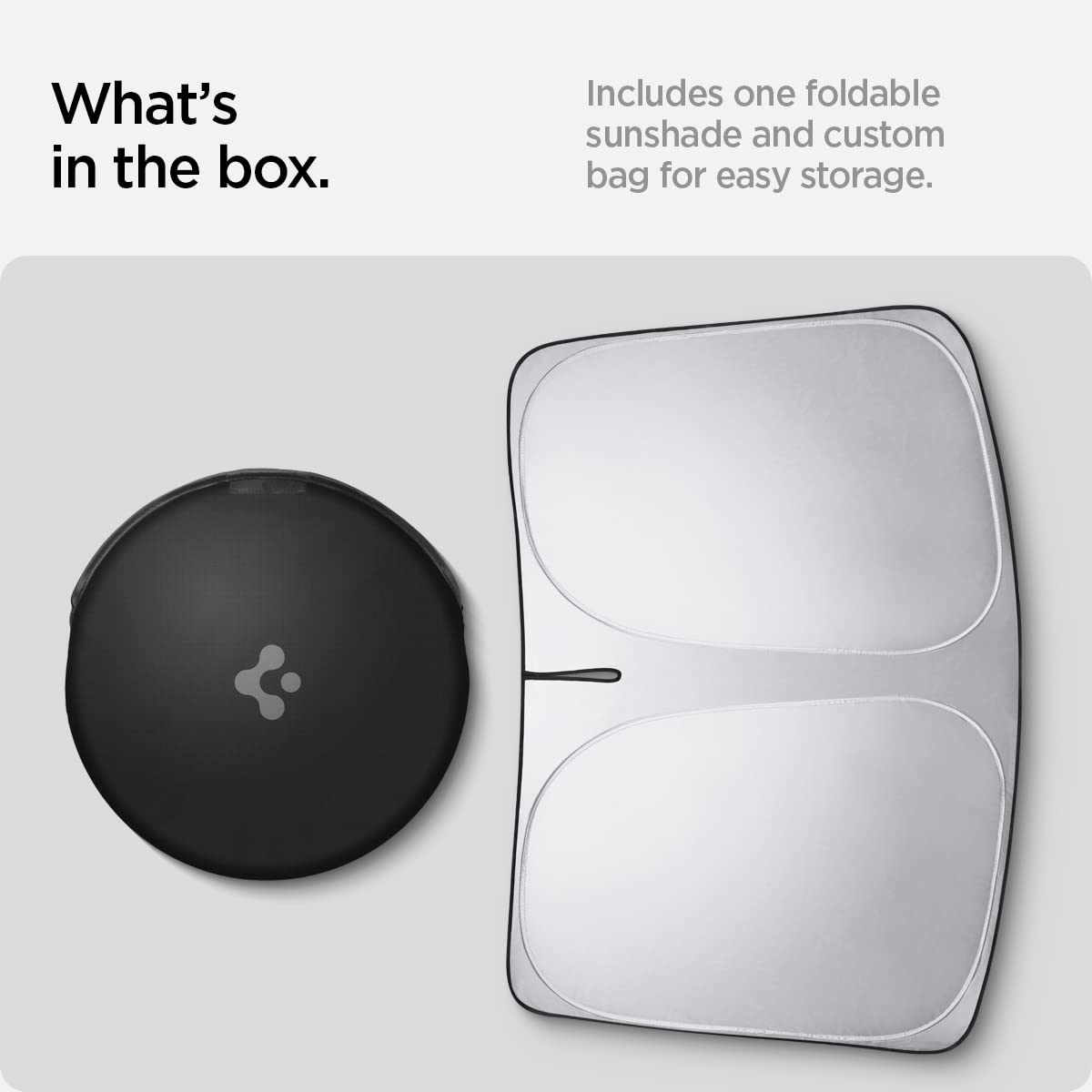 Spigen reinforced Velcro helps secure the shade in seconds