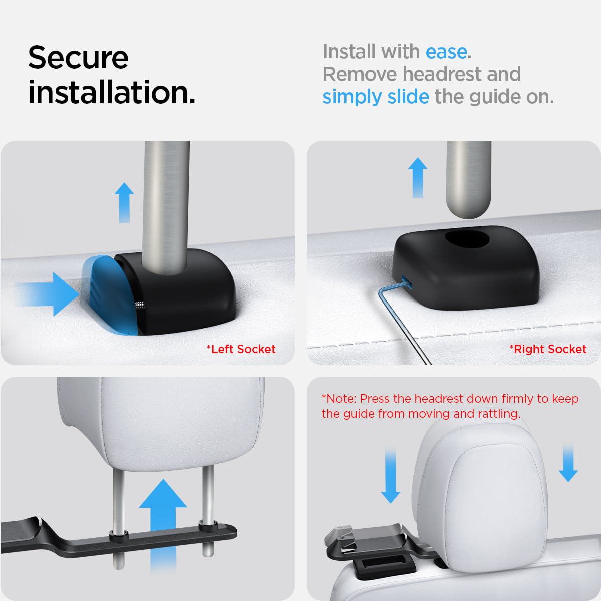 Includes headset removal tool for quick, hassle-free installation.
