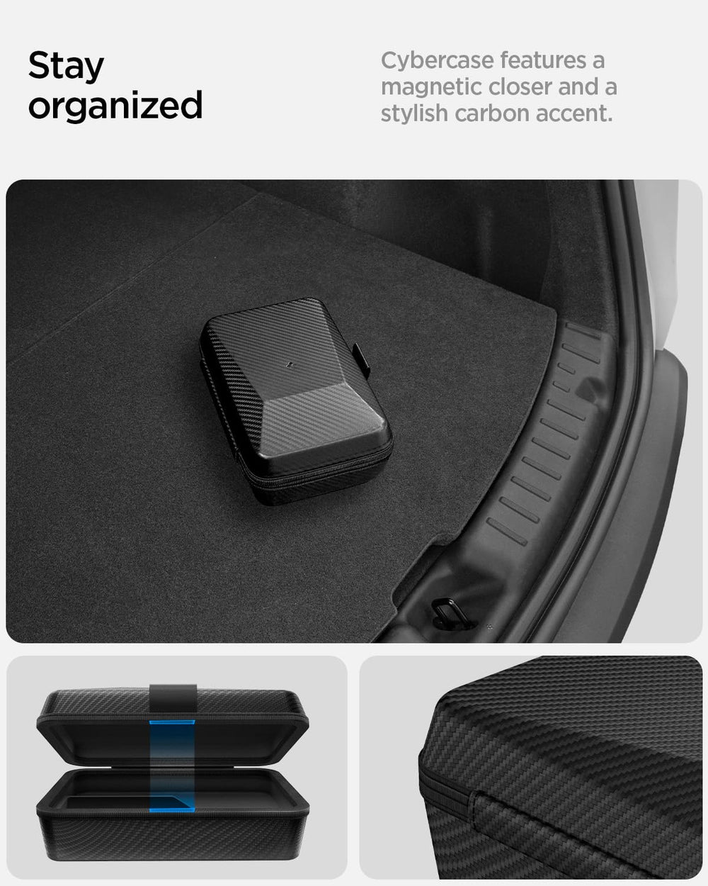 Spigen interior cleaning kit fits multiple Tesla models for versatile use.