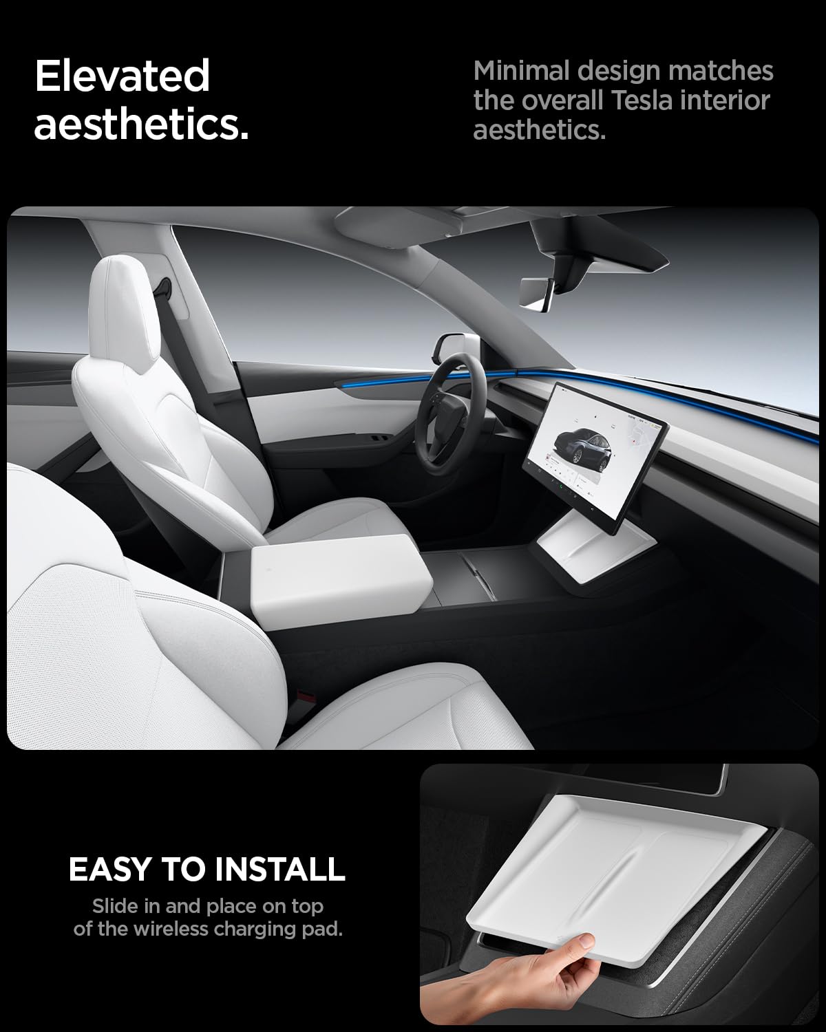 Spigen interior fit for Tesla Model Y 2025-2026