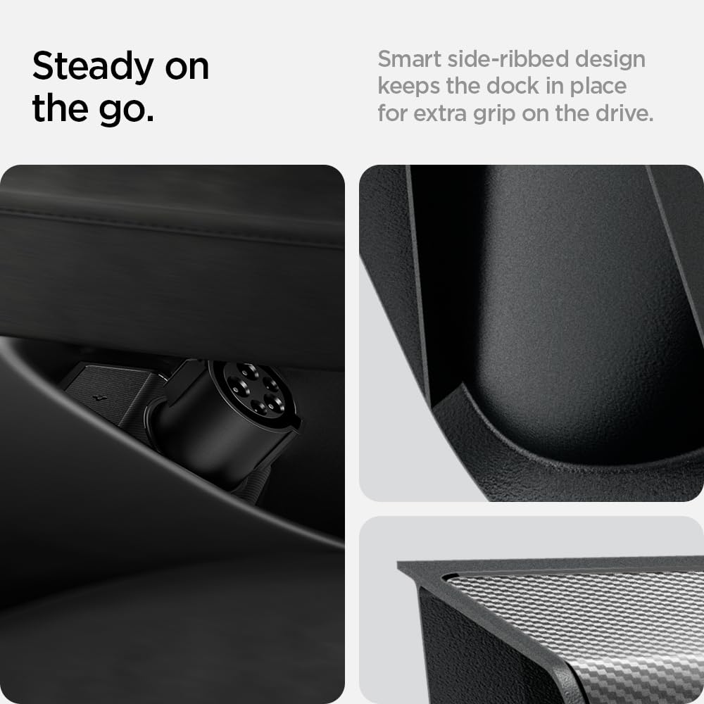 Spigen J1772 cleaning-friendly dock rinsed for low-maintenance care