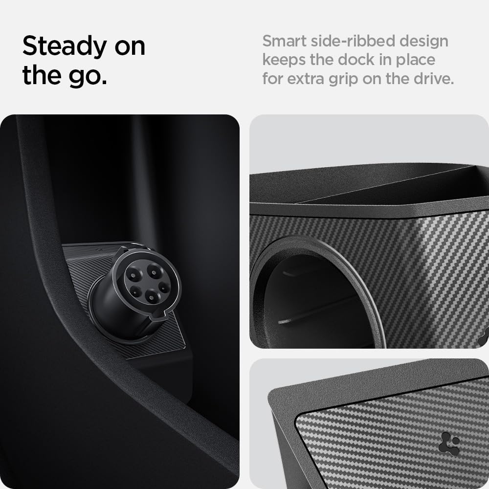 Spigen J1772 door dock installation tested for quick, tool-free fit