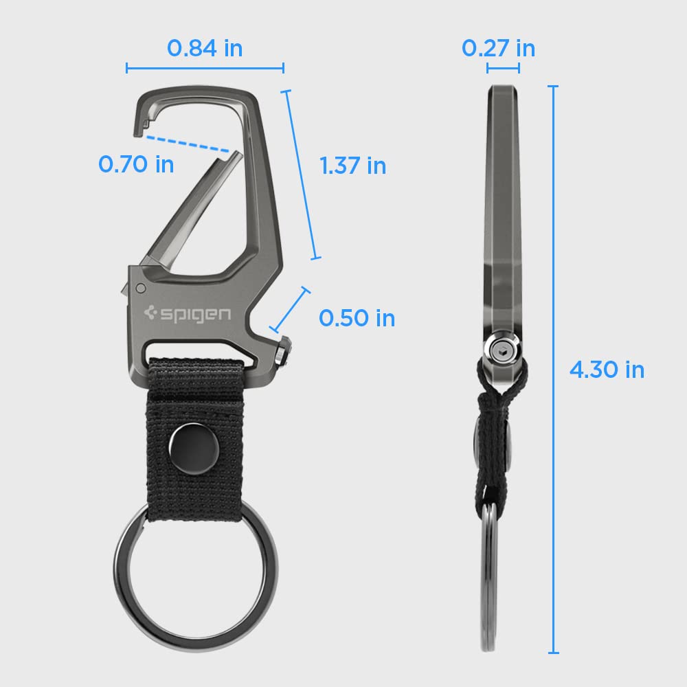 Built-in bottle opener on the Spigen Life carabiner for on-the-go refreshments