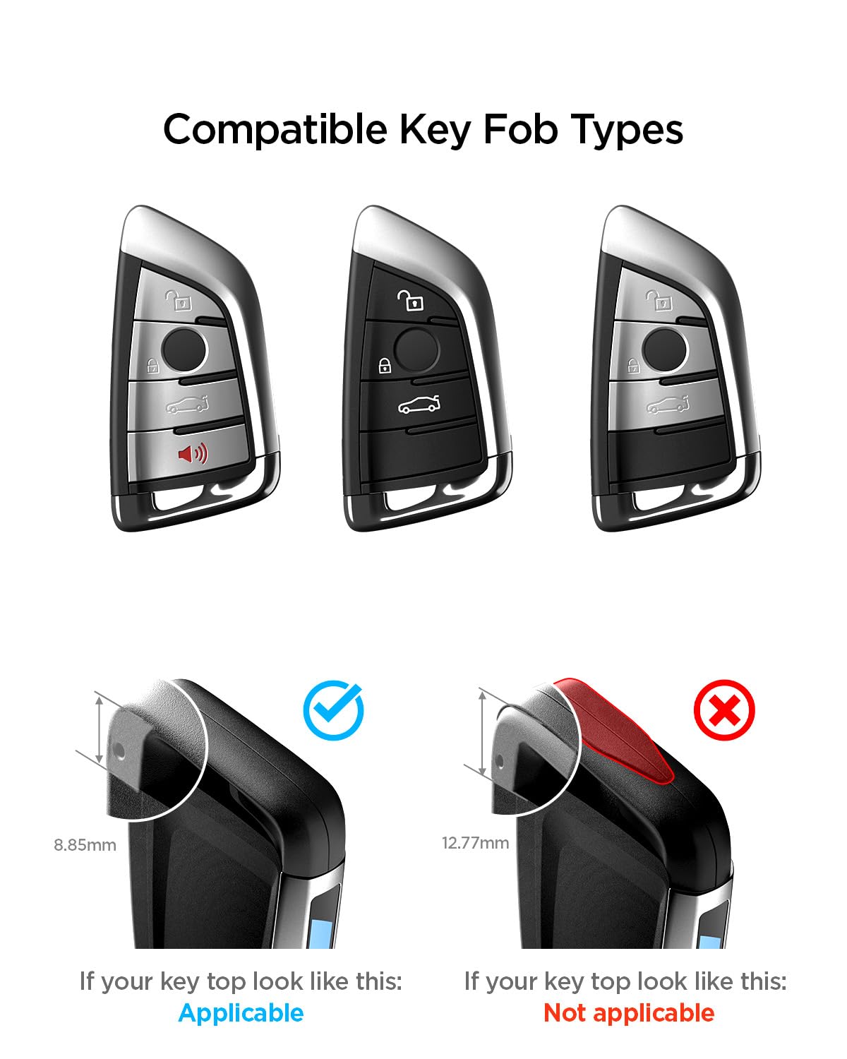 Spigen carabiner-equipped fob cover keeps BMW keys organized on the go
