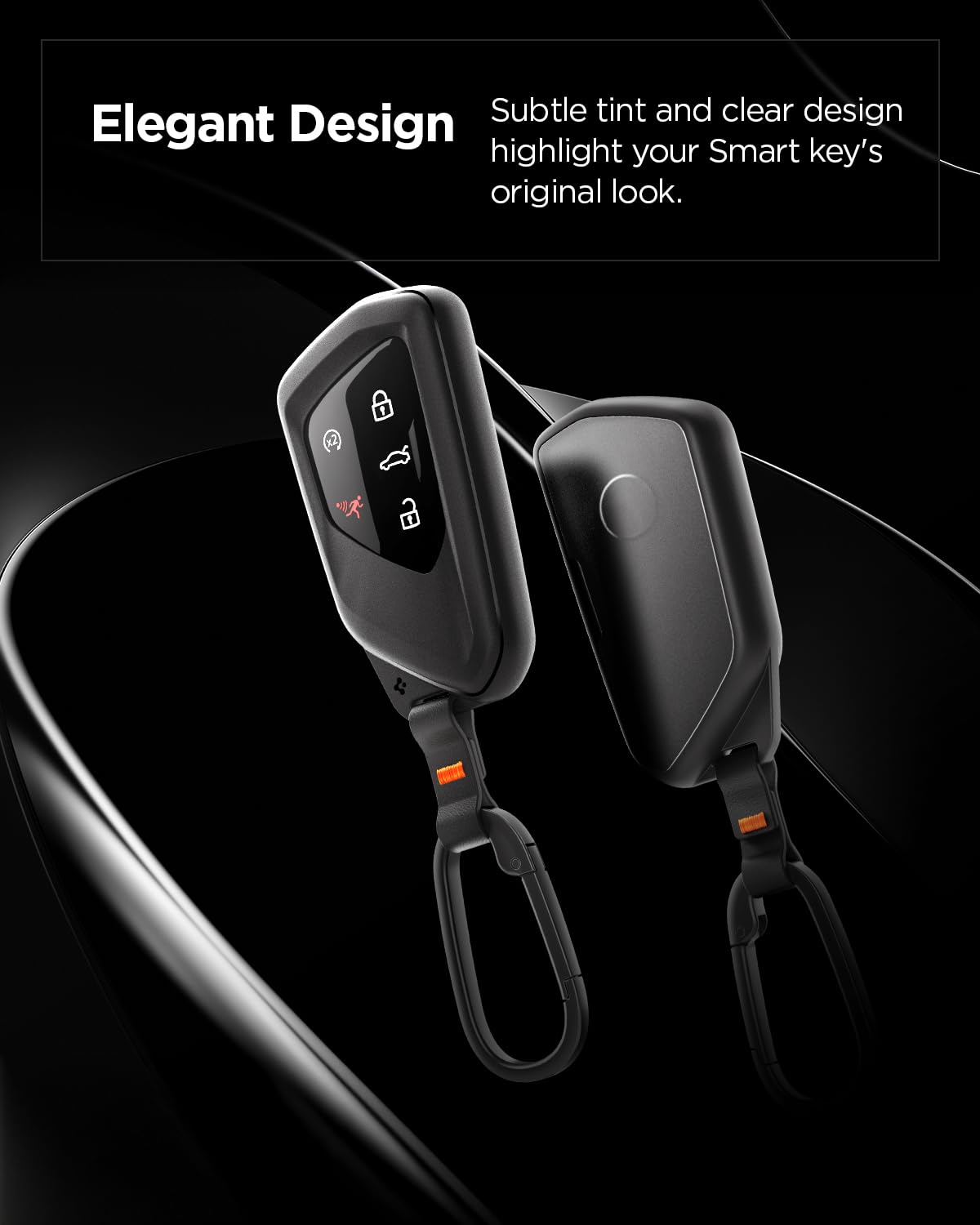 Spigen key fob cover on VW Atlas; keeps keys scratch-free.