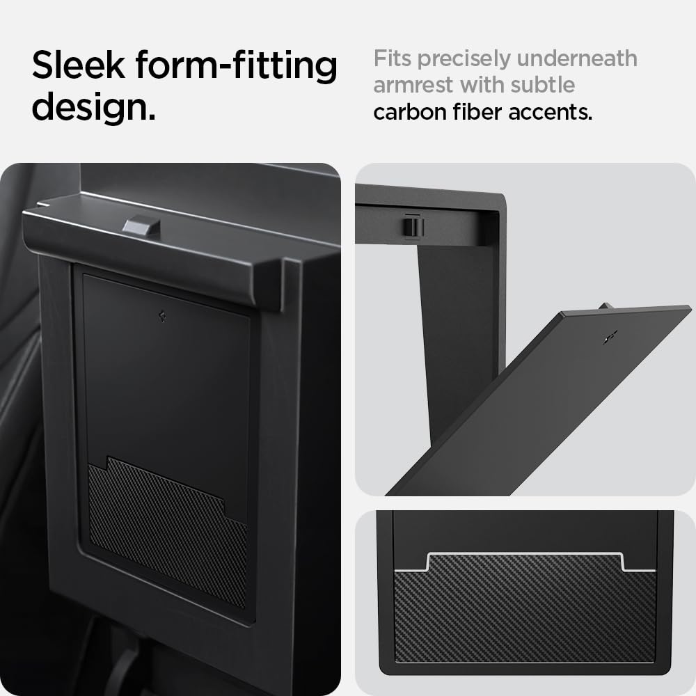 Spigen One-Tap Hidden Storage Box features hidden-compartment for small items.