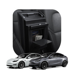 Spigen One-Tap Hidden Storage under-armrest keeps essentials within reach.