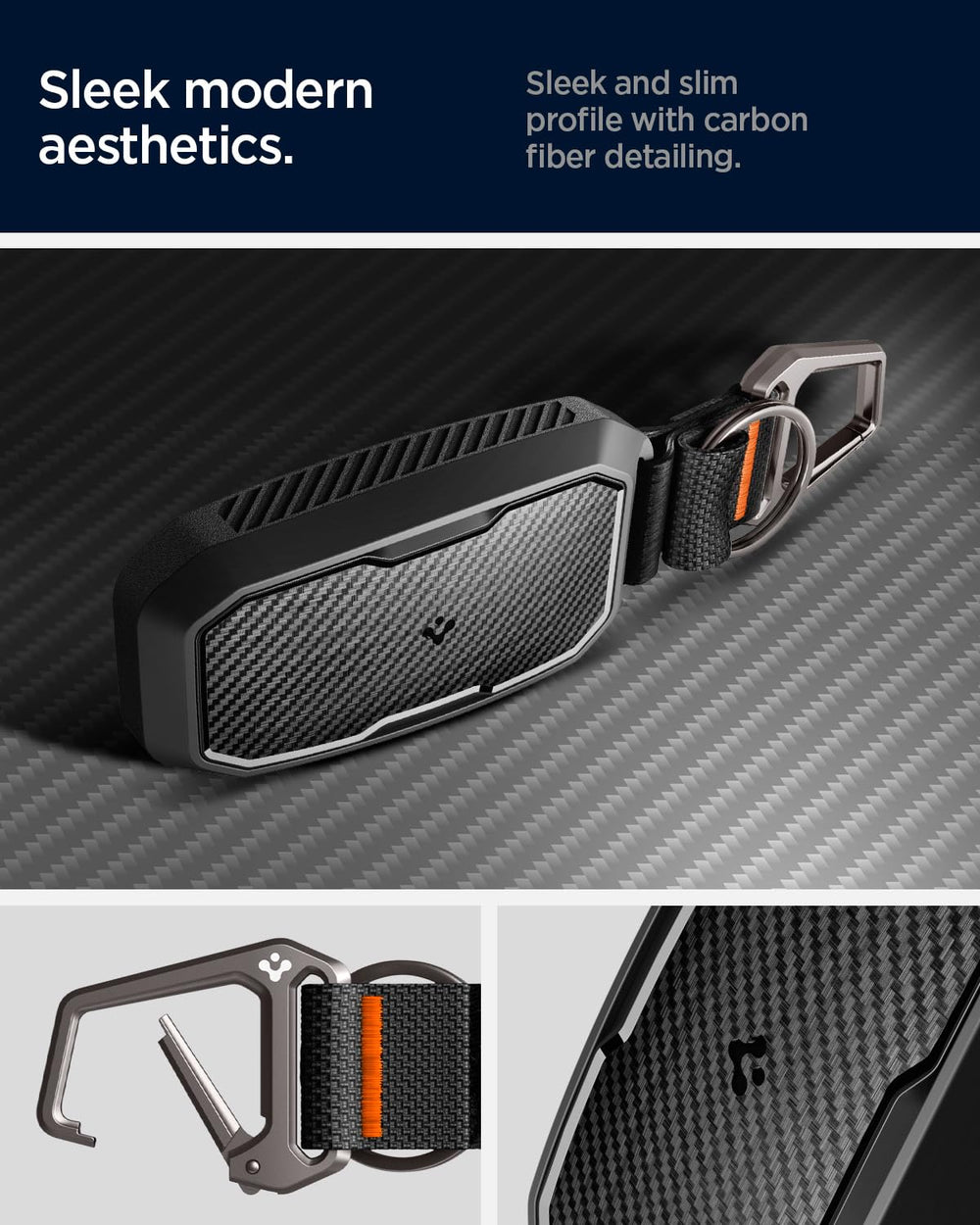 Spigen Rugged Armor key fob cover durable material for daily use