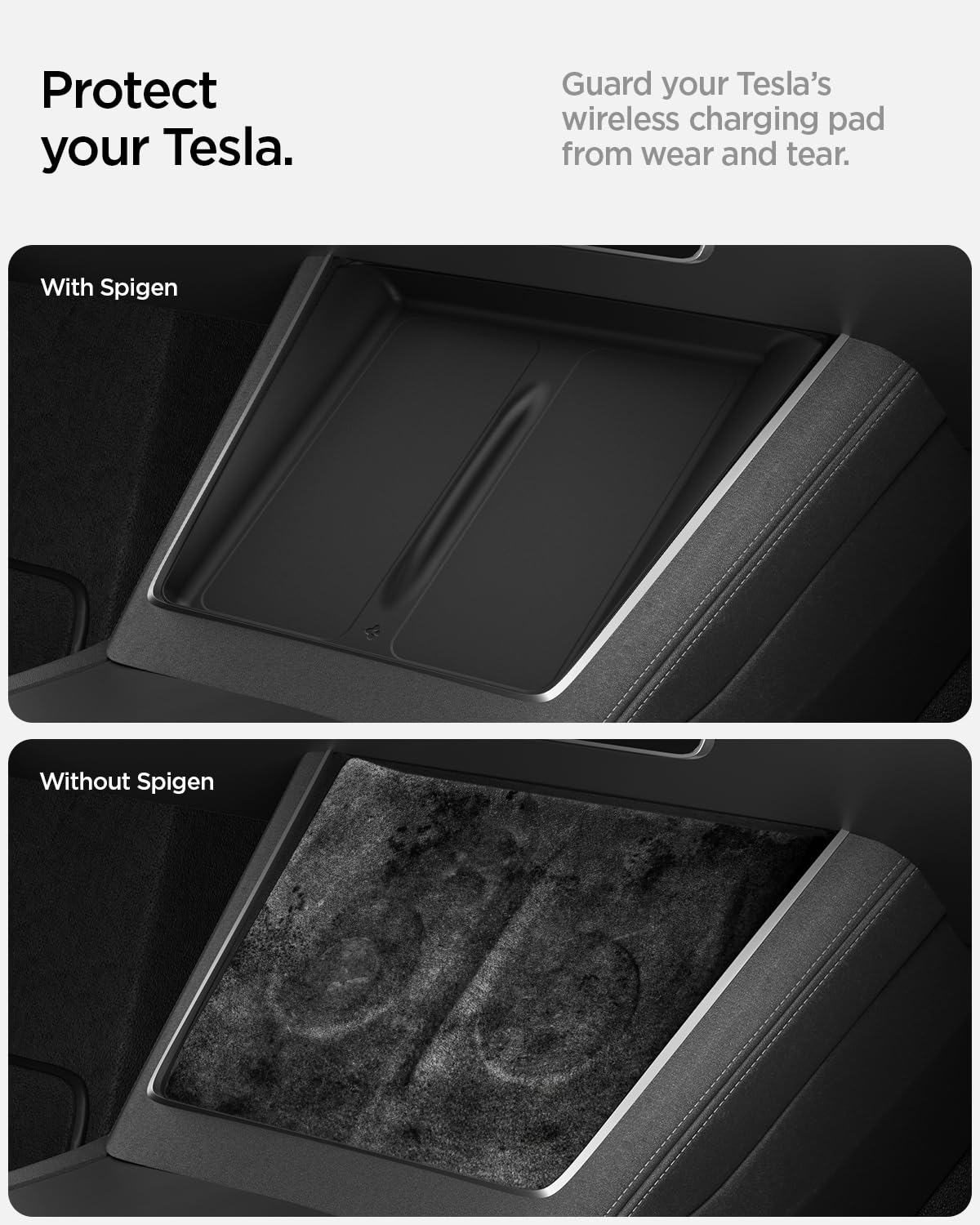 Spigen SF coating and silicone surface simplify cleaning