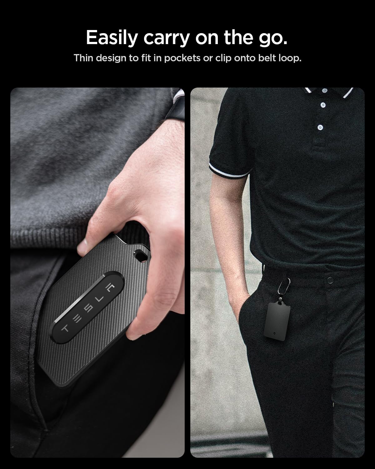 Includes carabiners for secure attachment to bags or belts