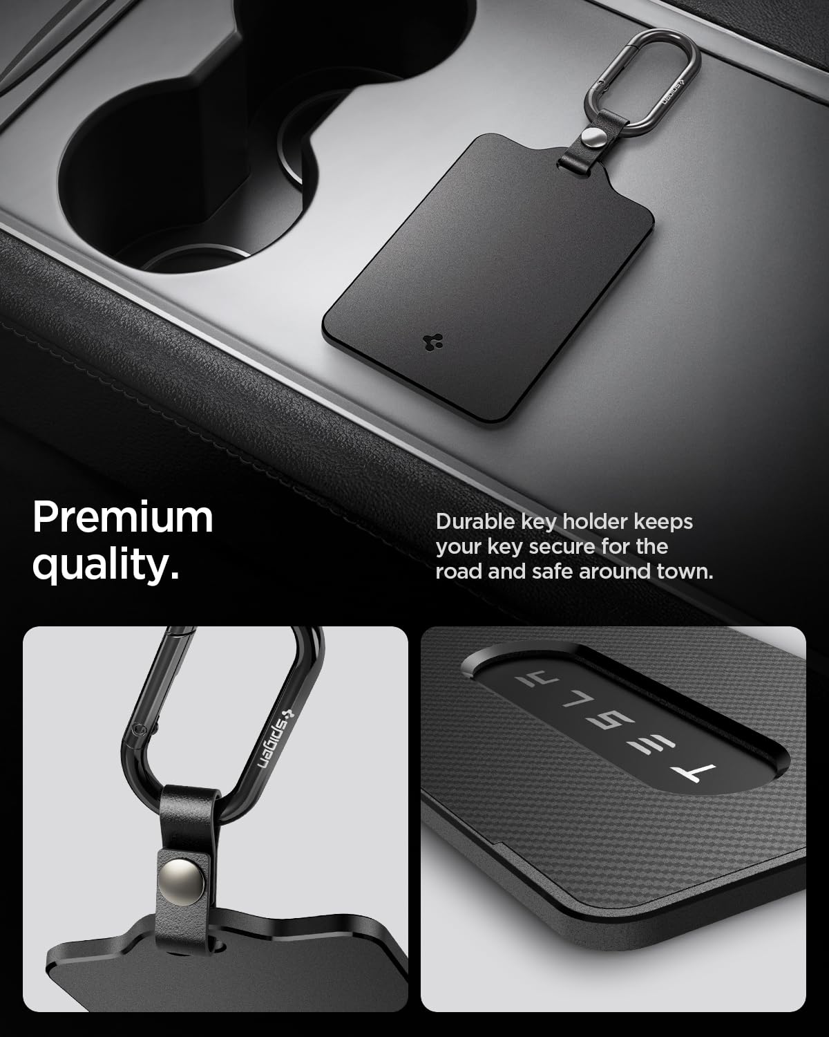 Easy twist installation lets you attach the holder in minutes
