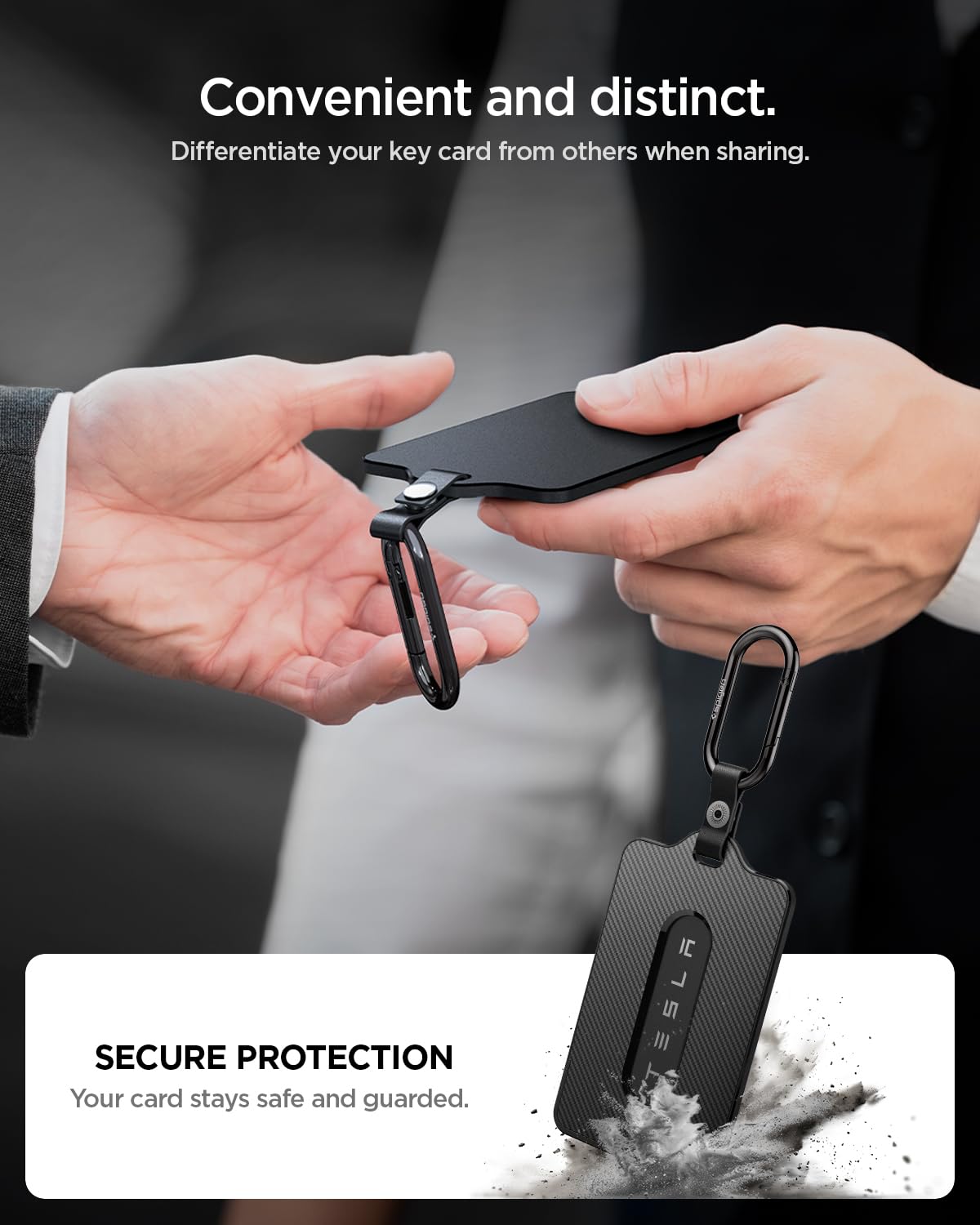 Two-card holder set gives extra protection and convenience