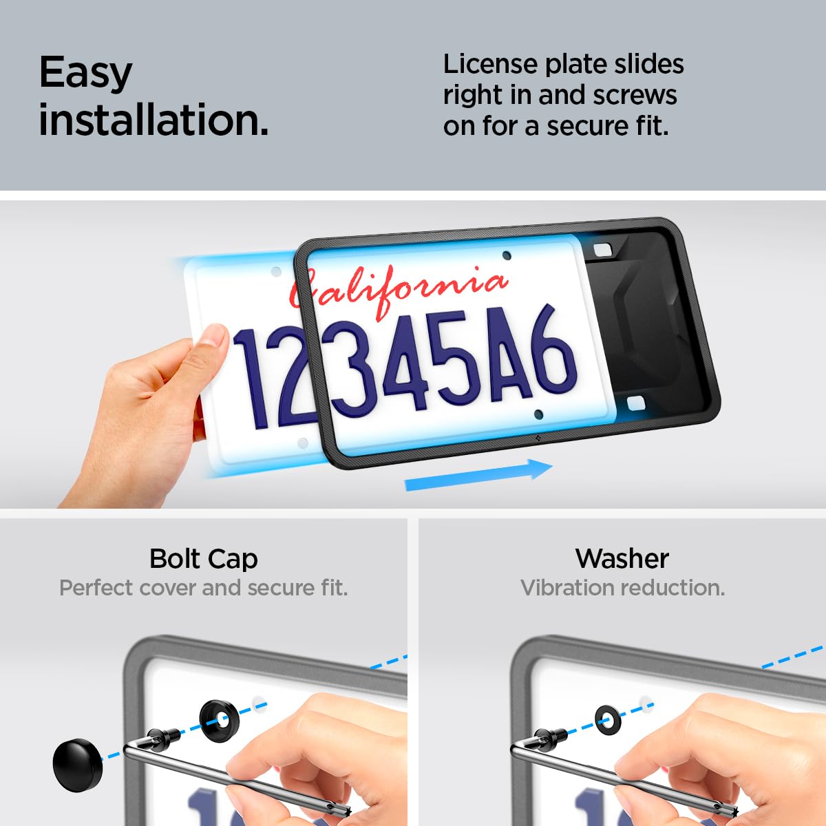 Spigen Tesla compatibility frame fits Model 3/X/Y and Cybertruck