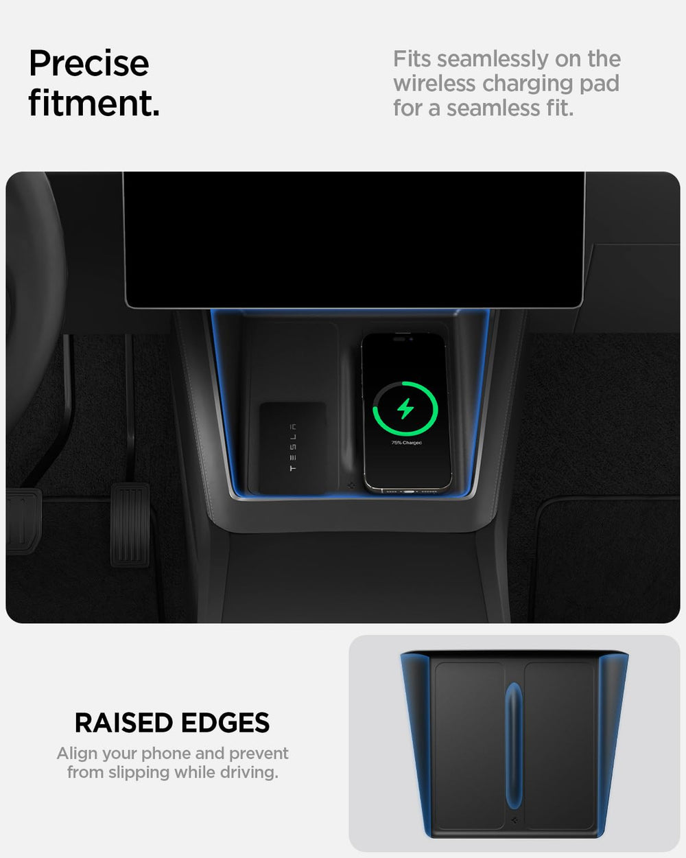 Spigen compatibility with Tesla Model Y 2025-2026 Juniper Performance