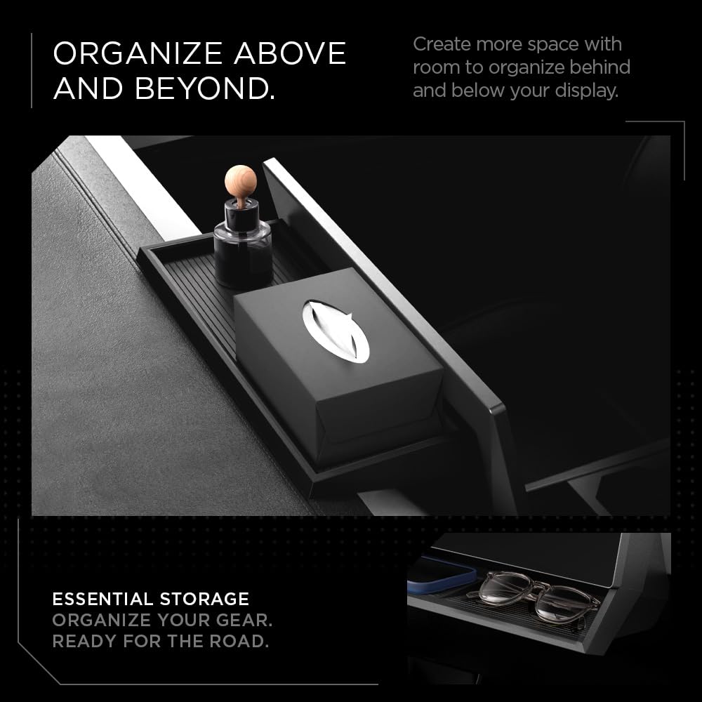 Spigen carbon-fiber finish storage reduces noise and protects items