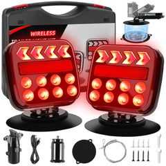 SPNANMA wireless trailer lights with magnetic base for quick, secure mounting.