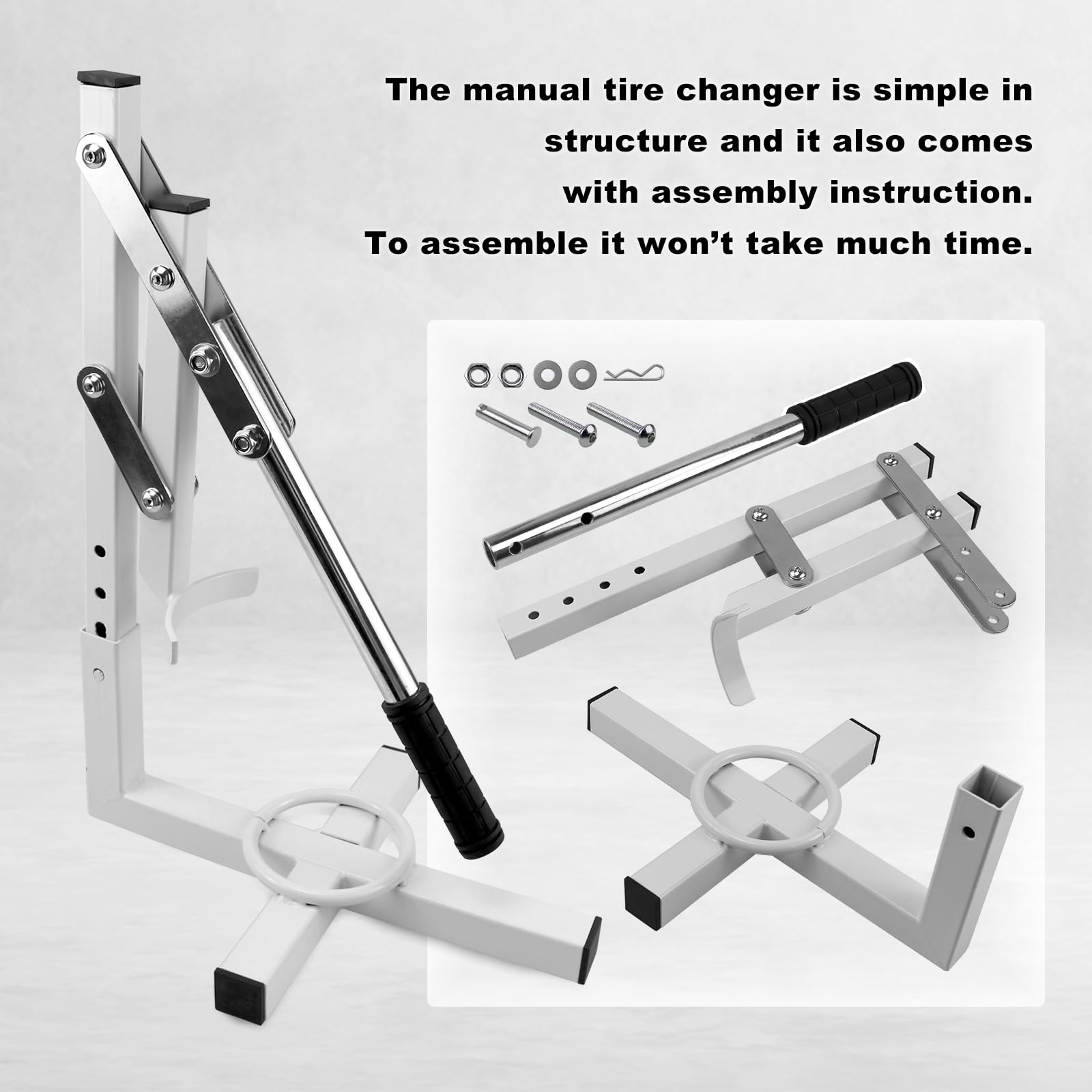 Sporacingrts adjustable range supports front and rear wheel mounting.