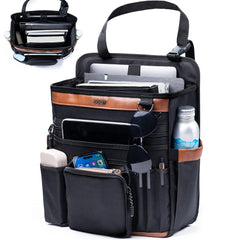 SPORJET car seat organizer style A front seat setup keeps essentials within reach.