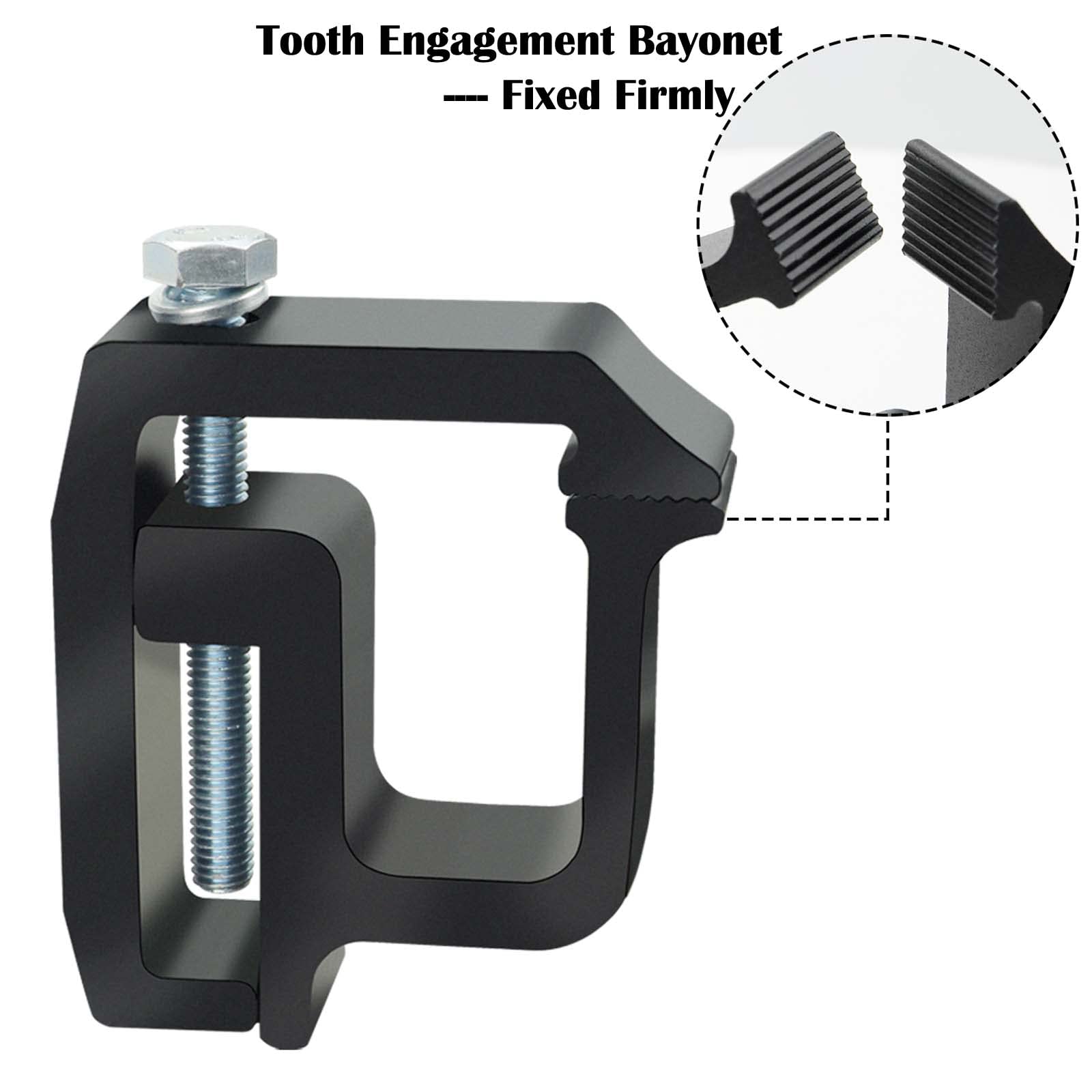 Sporthfish four-piece clamps set in black finish for multiple uses.