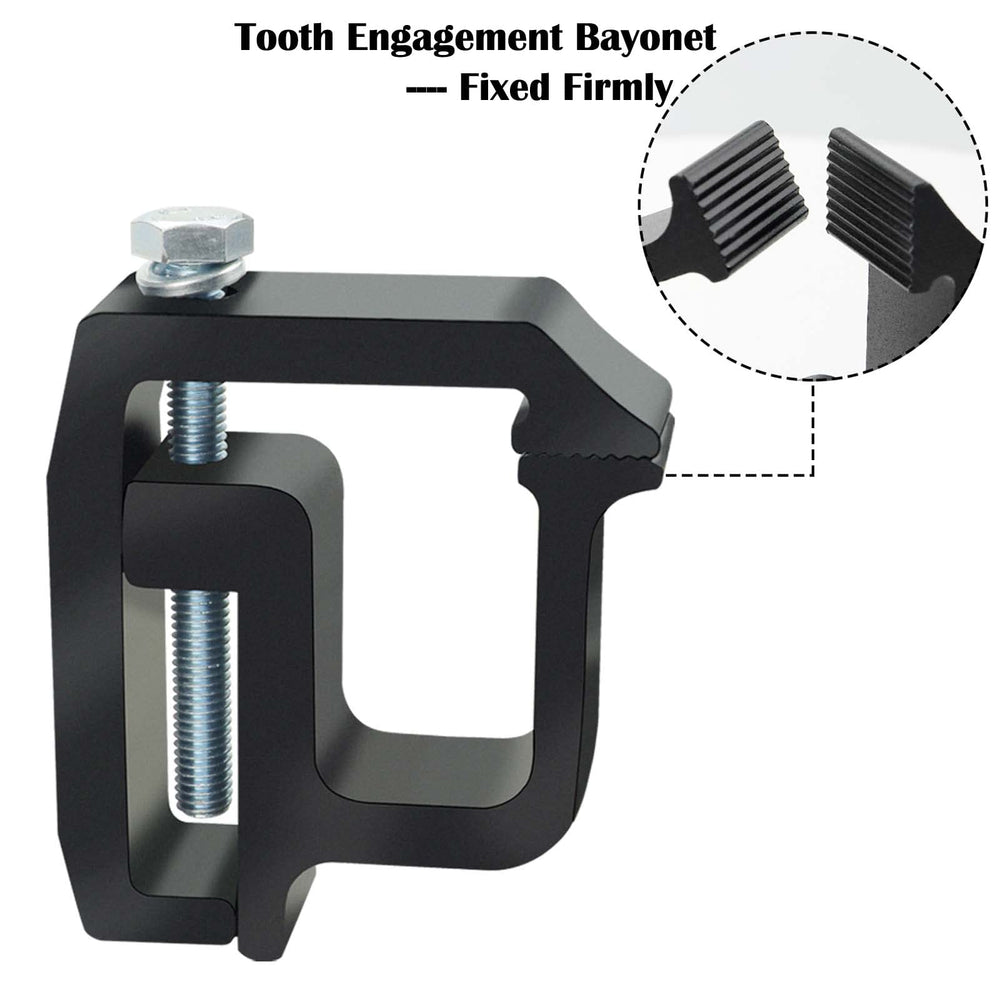 Sporthfish four-piece clamps set in black finish for multiple uses.