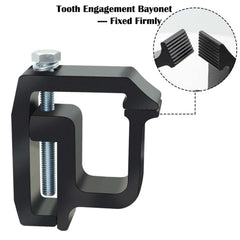 Sporthfish four-piece clamps set in black finish for multiple uses.