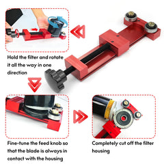 Roller cutting action on the Sporthfish 66490 delivers smooth, controlled cuts.