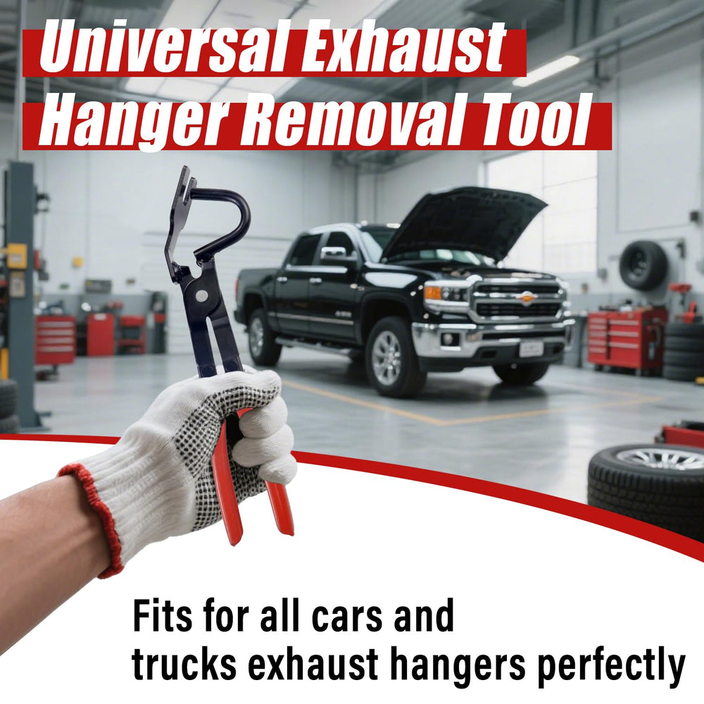 Sporthfish exhaust hanger pliers close-up handle shows non-slip grip.