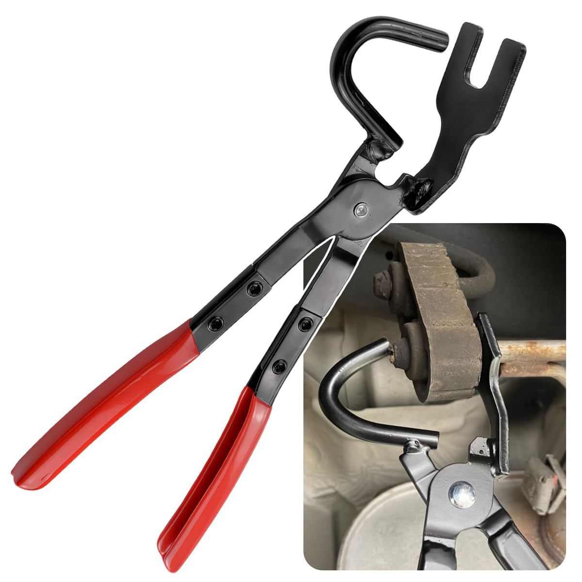 Sporthfish exhaust hanger pliers front view for quick, damage-free removal.