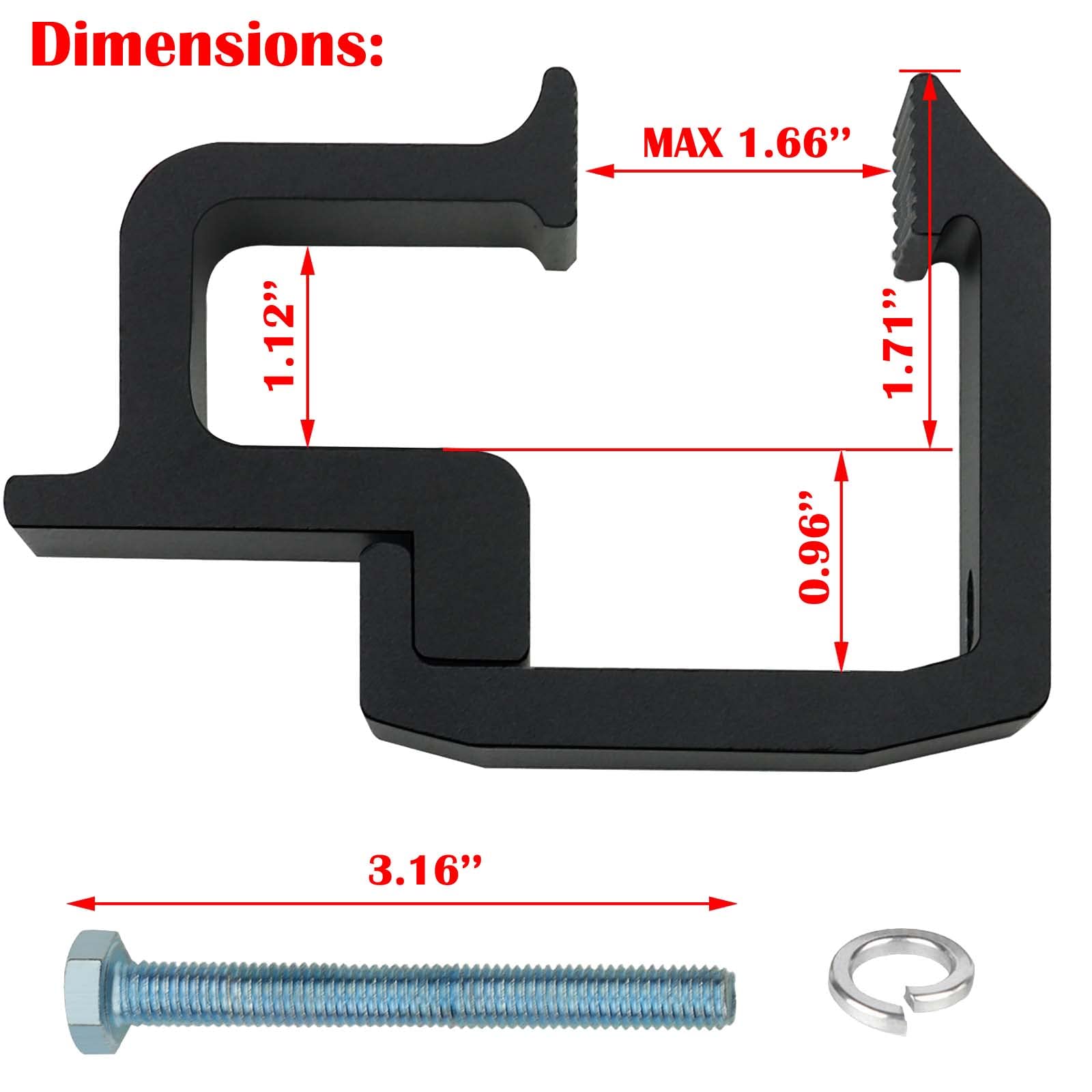 Sporthfish clamp mounted on a truck bed demonstrating firm fixation.