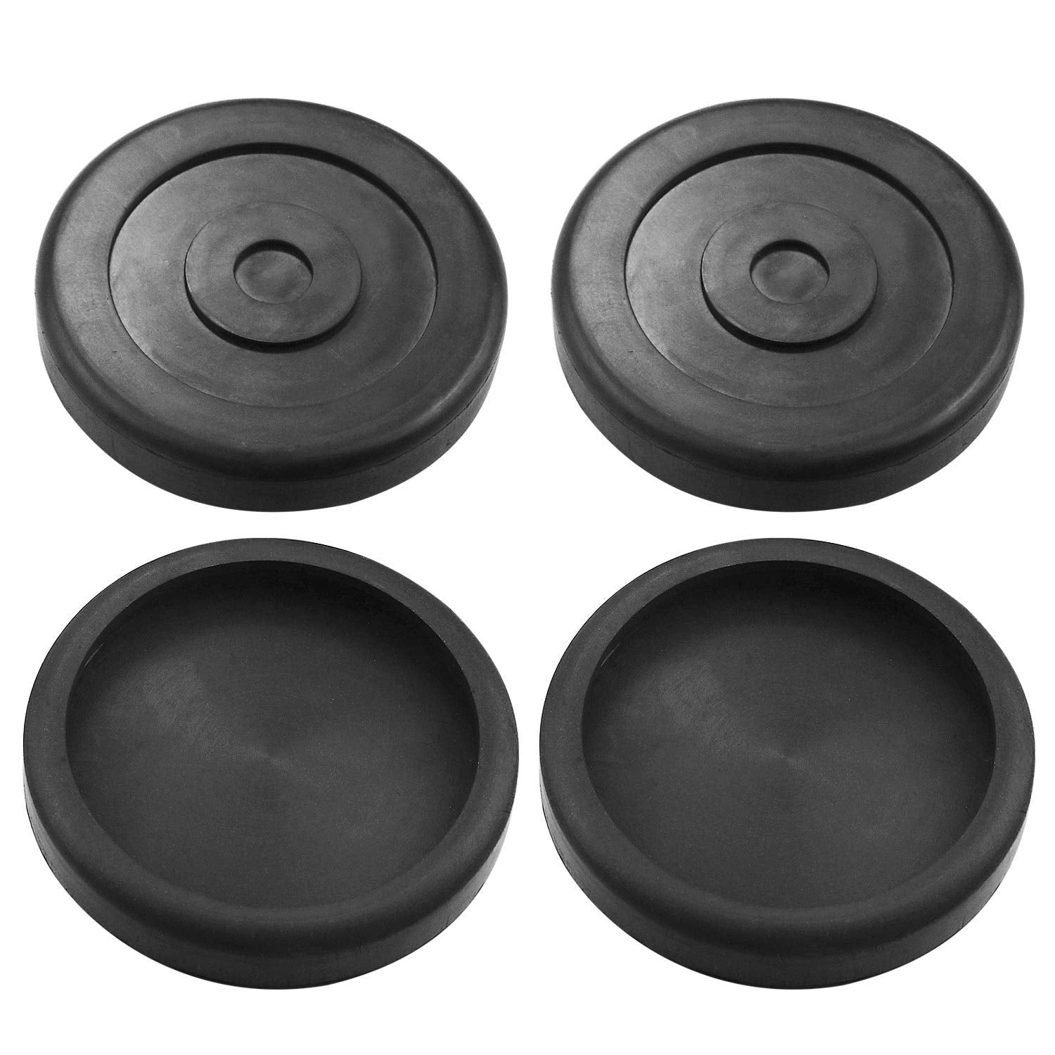 Sporthfish round rubber arm pad for Benpak lift shows secure, slip-resistant contact.