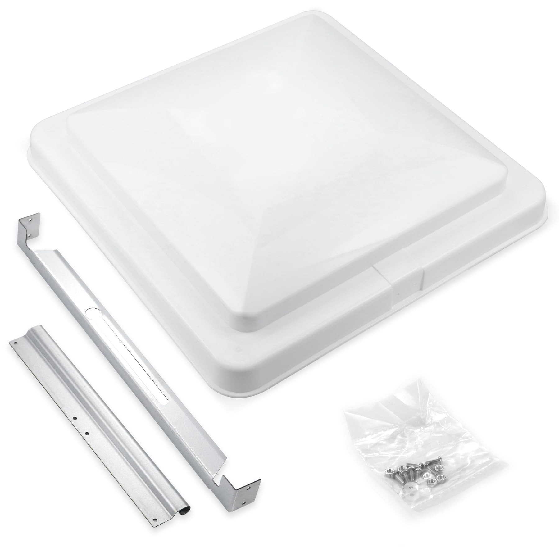 Sporthfish 14 inch square RV vent cover enables quick ventilation in mild weather