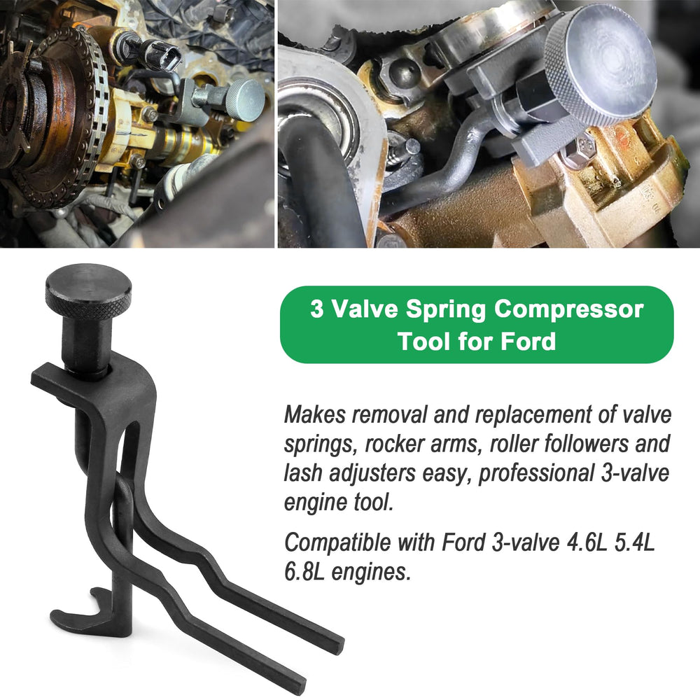 Sporthfish timing chain locking tool maintains tension during cam work