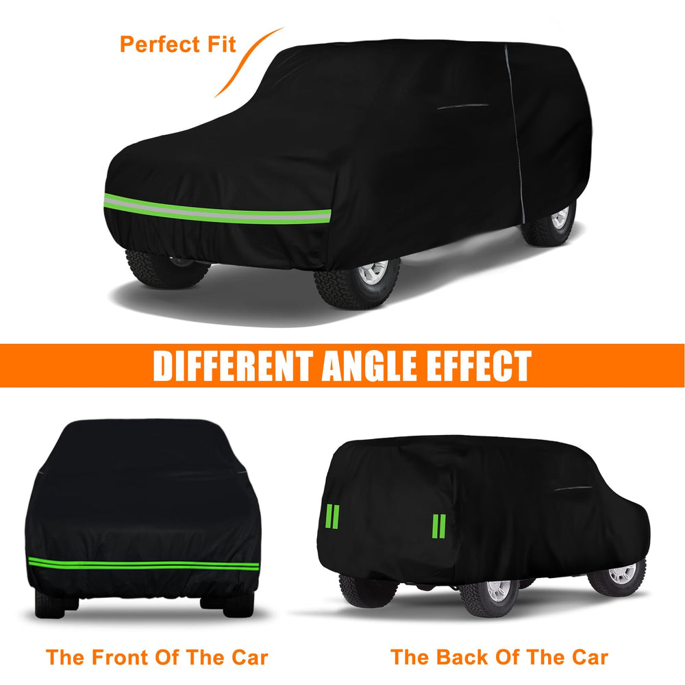 Sportuli Bronco cover windproof bands secure a snug fit in windy weather.