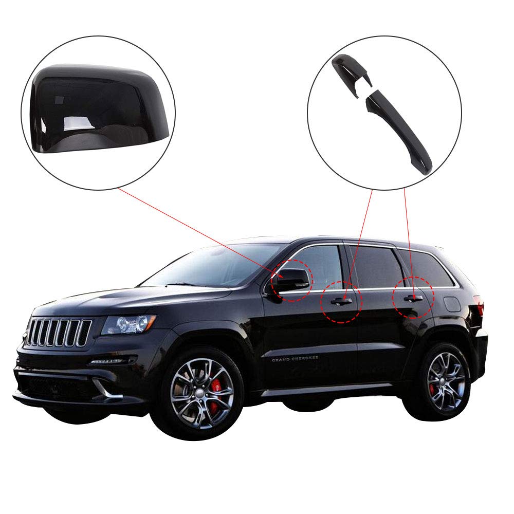 Sportuli complete set includes 2 mirror covers and 4 door handles.