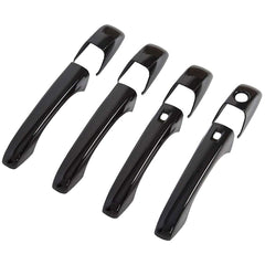 Sportuli four-piece door handle covers for rear doors match the front's look.