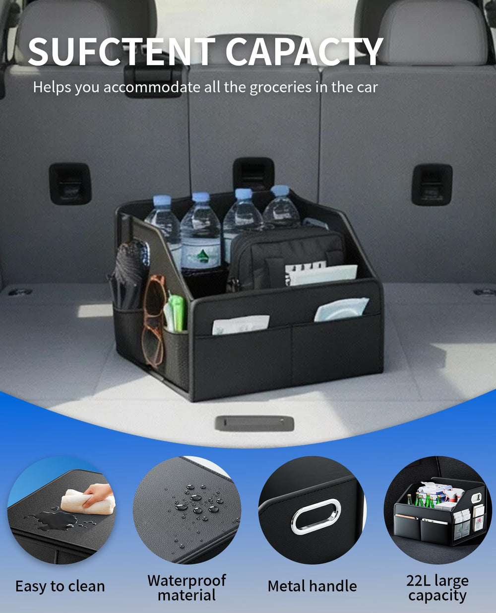 SportySizz flat-top desk surface suitable for laptop or paperwork on the go.