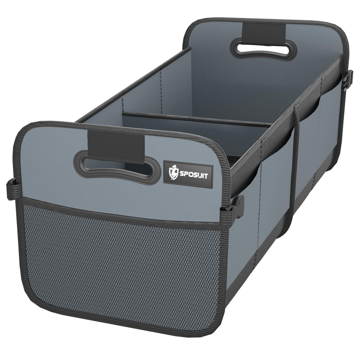 Sposuit Trunk Organizer 70L with ample storage for groceries.