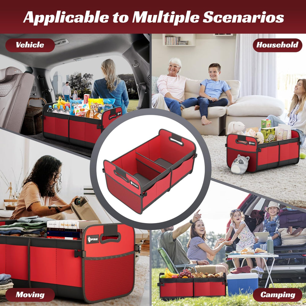 Sposuit trunk organizer made of durable 600D polyester material