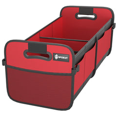 Sposuit trunk organizer folded compact for easy storage in a car