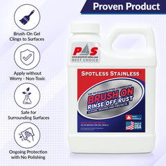 Spotless Stainless protects stainless with a renewed chromium oxide barrier