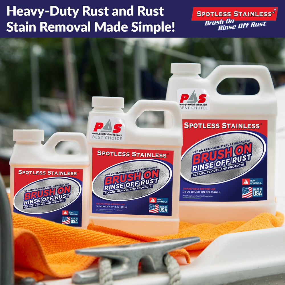 Spotless Stainless easy brush-on application for quick maintenance